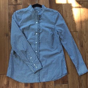 Vineyard Vine Black & White Gingham Button Down